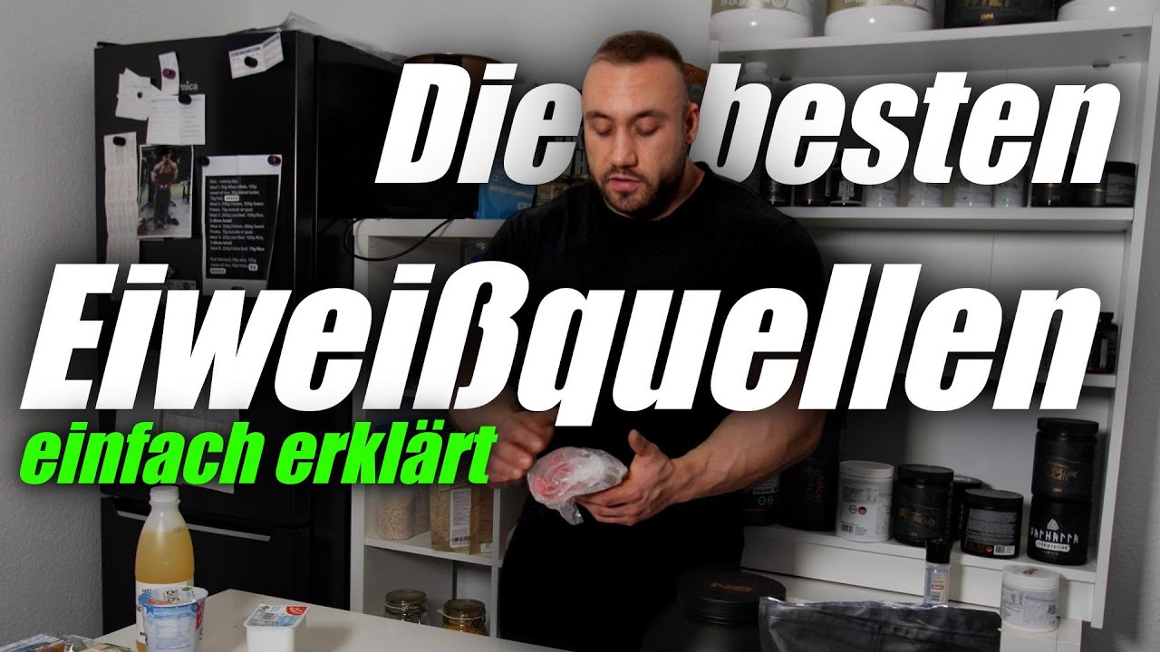 PROTEINQUELLEN für MUSKELAUFBAU | #erklärbulle