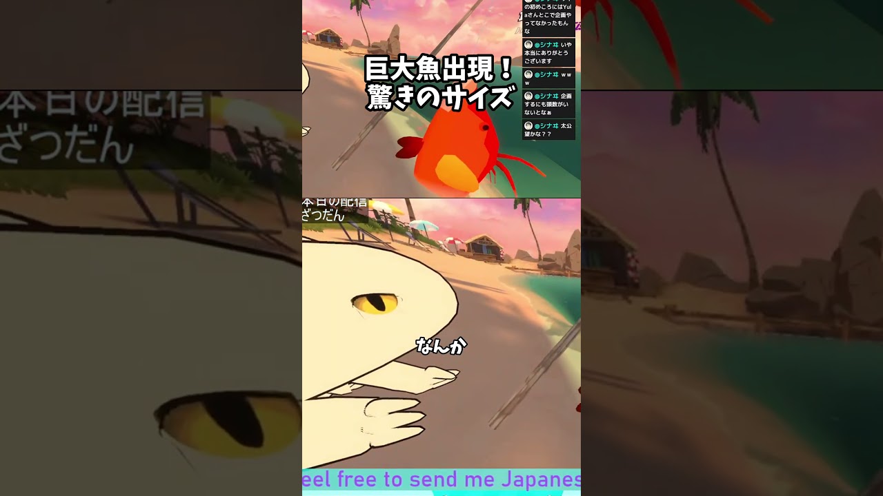 巨大魚出現! 驚きのサイズ