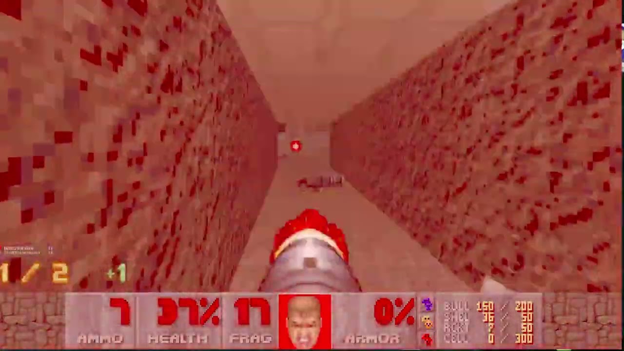 DOOM2 1v1 [IDDQD]Keldo VS [GoH]Demolition Map D5M1