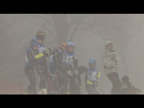 Video: Vanesa Mē olimpiskajās spēlēs debitēja milzu slalomā