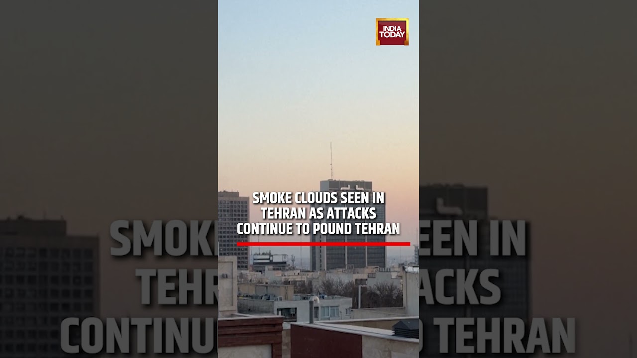 Tehran Under Fire: Giant Smoke Clouds Rise as Explosions Shake Iranian Capital 