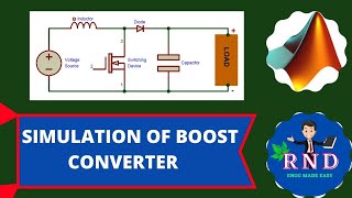 Simulation of Boost Converter|| step up chopper||MATLAB||தமிழில்