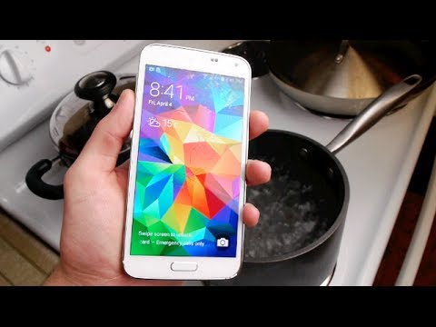 Samsung Galaxy S5 Boiling Hot Water Test