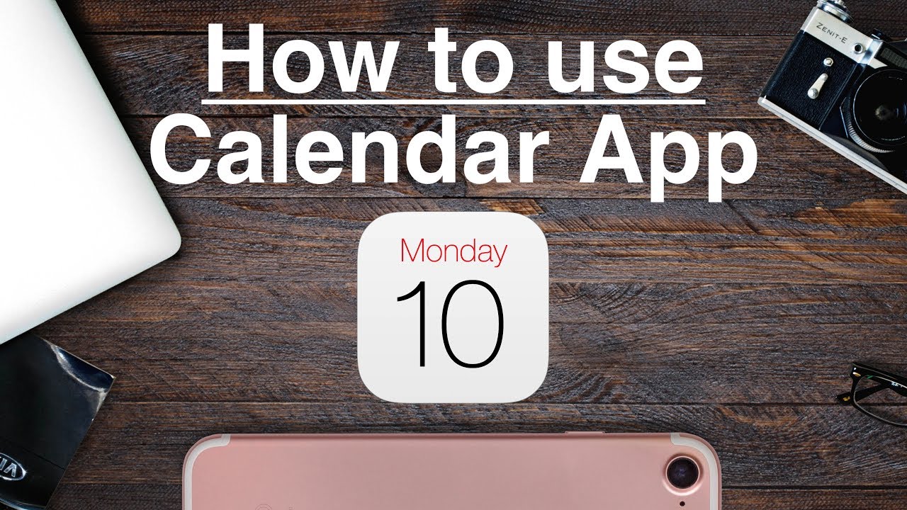 How to Use iPhone Calendar App YouTube