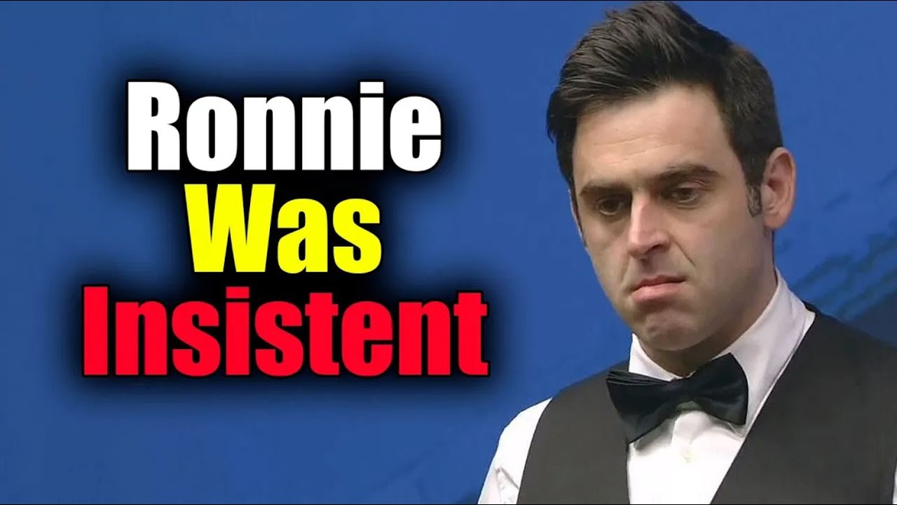 Ronnie O'Sullivan Never Stops! - YouTube