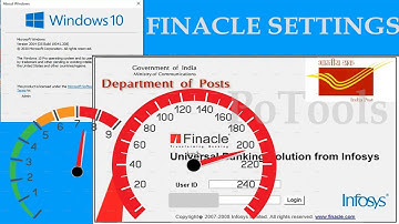 Finacle Settings in Windows 10 - Make it more speed