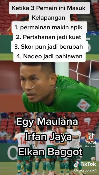 pemain Singapura panik saat baggott jaya Egy masuk