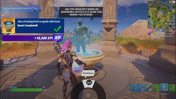 Fortnite - Use A Scrying Pool To Speak With Ares (Oracles Snapshot Story Quests)