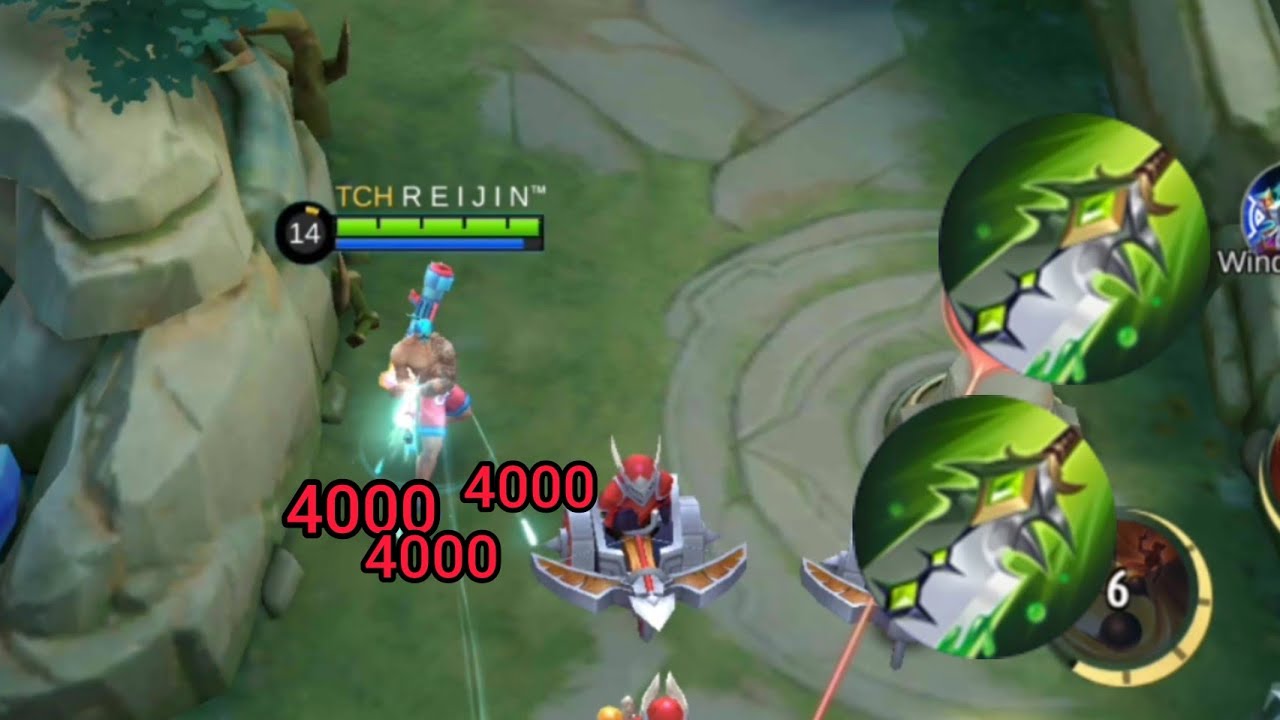 Clint with 2x Blade Of Despair super hurt damage💀 | Mobile Legends