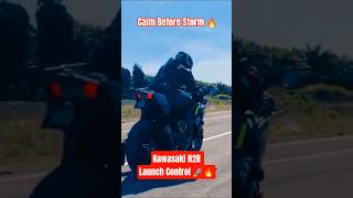 H2R Launch Control 🔥❣️ #kawasaki #ninja #h2r #exhaustsound
