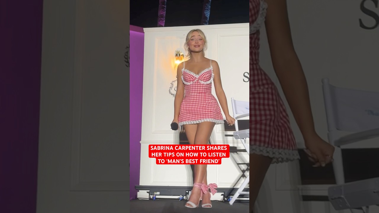 Sabrina Carpenter Shares The BEST Way To Listen To &lsquo;Man&rsquo;s Best Friend!&rsquo; #sabrinacarpenter
