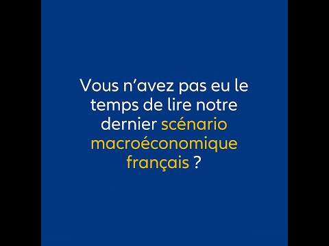 Pas eu le temps de lire notre dernier scénario macroéconomique français ?