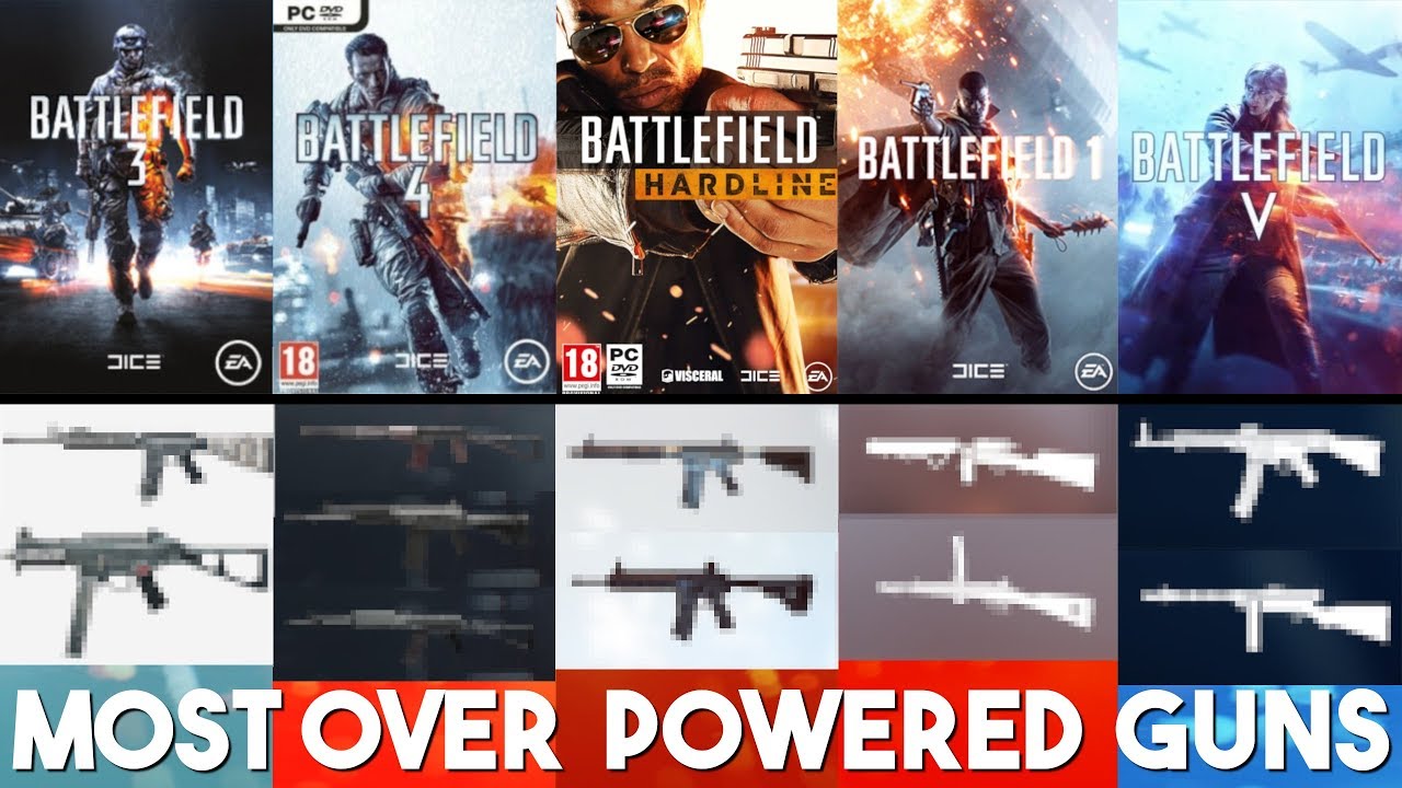 The Most OVER POWERED Guns In BATTLEFIELD...