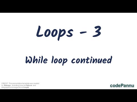 L2 - Wk 2 - V9 - While loop explained | Loops in python | Python for school students