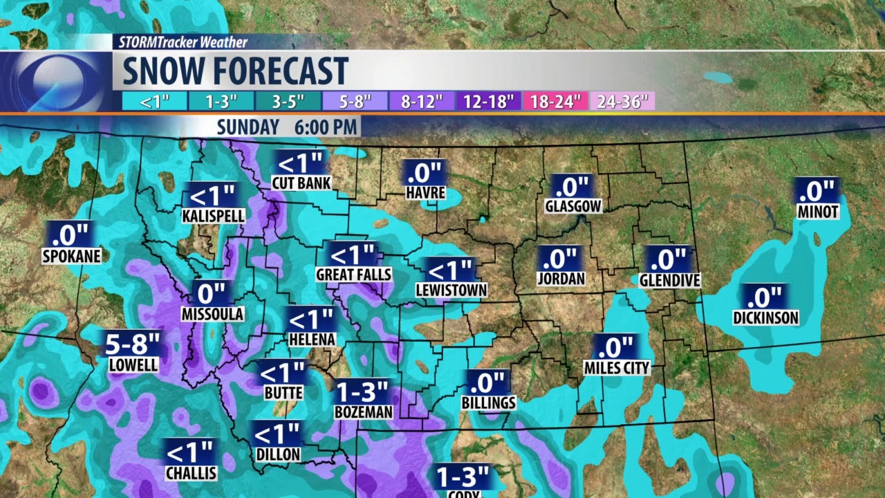 Rain and mountain snow this weekend - YouTube