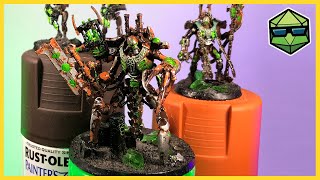 This Was A Dumb Idea. How Not To Paint Necrons Lol.