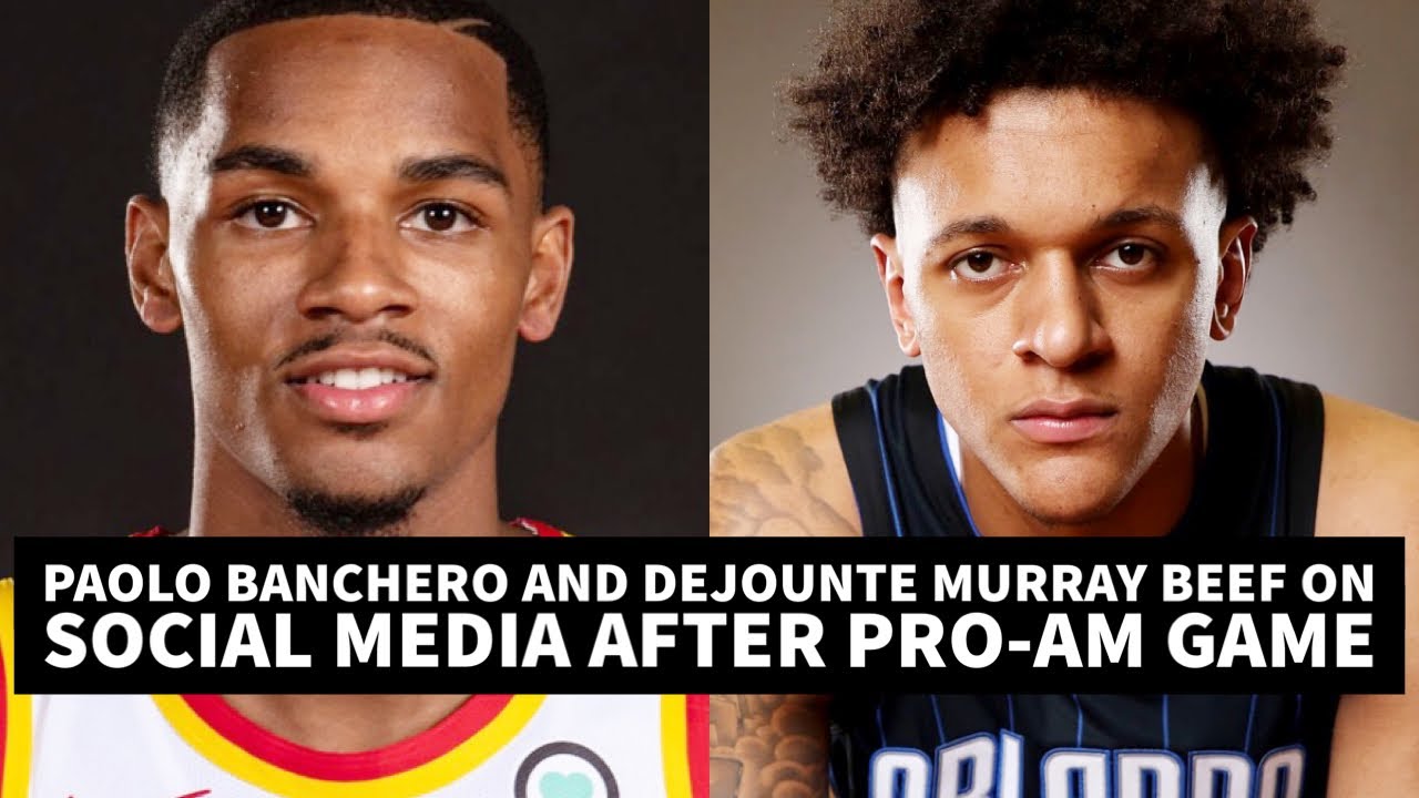WATCH: Dejounte Murray, Paolo Banchero are feuding following highlight dunk  at pro-am game 