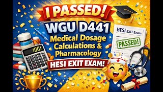 How I Passed WGU D441 Pharmacology (HESI): My Biggest Mistakes + Best Resources ✅