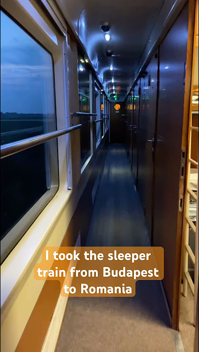Sleeper night train from Budapest to Sinaia, Romania.  #traintravel #sleepertrain #nighttrain