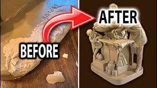 How to fix a broken sculpture or statue - Easy DIY Video Tutorial