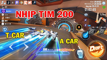 ZingSpeed Mobile | Xe A vs Xe T Căng Cực - Nhịp Tim 200