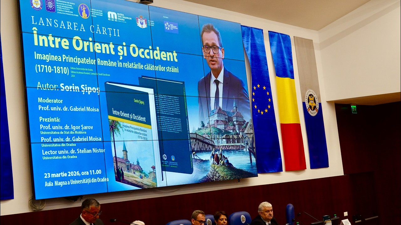 SORIN ȘIPOȘ. „Între Orient și Occident – Imaginea Principatelor Române în relatările călătorilor străini”: Ca istoric încerc să văd lucrurile într-un echilibru. Dar sunt și român și îmi iubesc nația