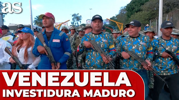 Dudas, tensión y mayor seguridad en VENEZUELA ante la INVESTIDURA de NICOLÁS MADURO