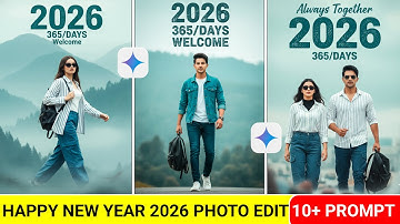 Happy New Year 2026 Photo Editing | Gemini Happy New Year Photo Editing | 2026 Photo Editing Prompts
