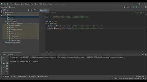 Random Password Generating app with Python