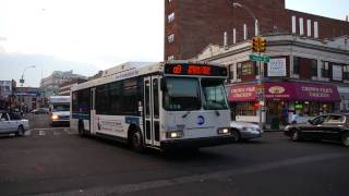 MTA Bus : Orion VII Hybrids 3566 & 3561 On The Q60 & Q8 With The New Decal Scheme