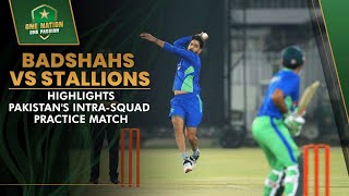 Badshahs vs Stallions Highlights | Pakistan's Intra-Squad Practice Match 🏏 | PCB | MA2L