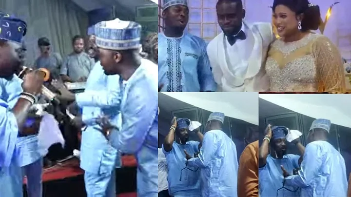 MOMENT  AIHAJI PASUMA FUJI & SHEIKH AMI OLORUN  SPRAY MONEY ON PASUMA AS STORM TO WASIU  ENIOLA WED