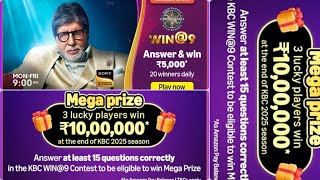 Amazon KBC Win@9 Quiz Answer Today I Kbc Win@9 Amazon Quiz Answer Today I 24 October 2025