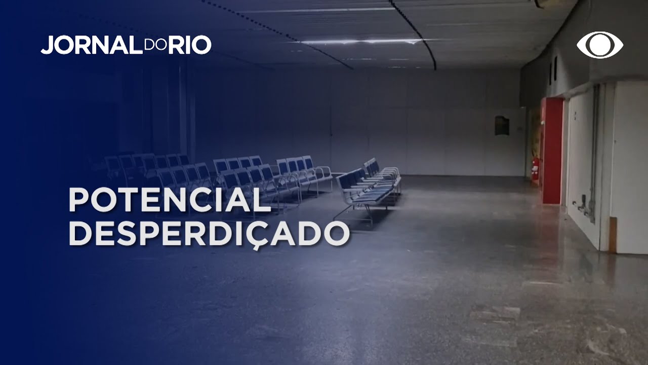 Cenário no terminal 1 do aeroporto Galeão é de abandono
