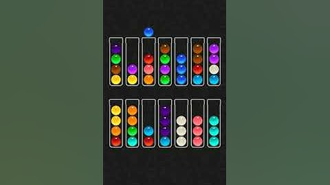 Ball Sort Color Water Puzzle Solution Level 689