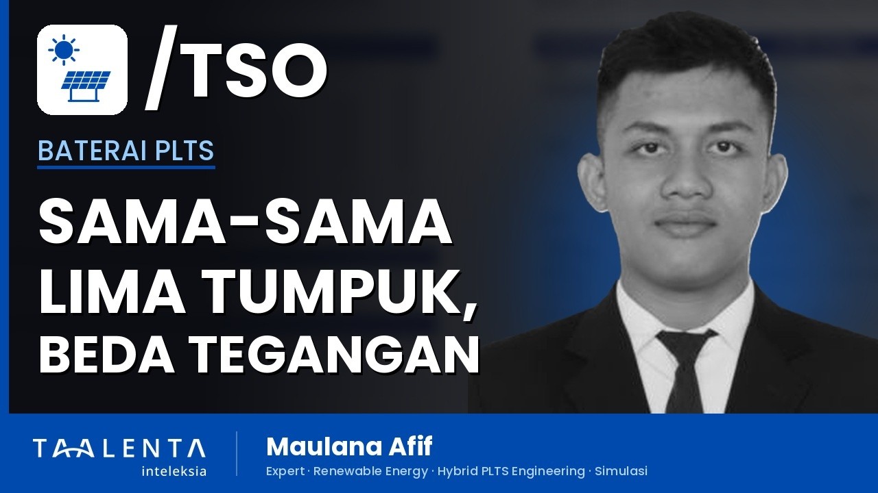 Salah Pilih Baterai PLTS: Sama-sama Lima Tumpuk, Tegangannya Beda Jauh