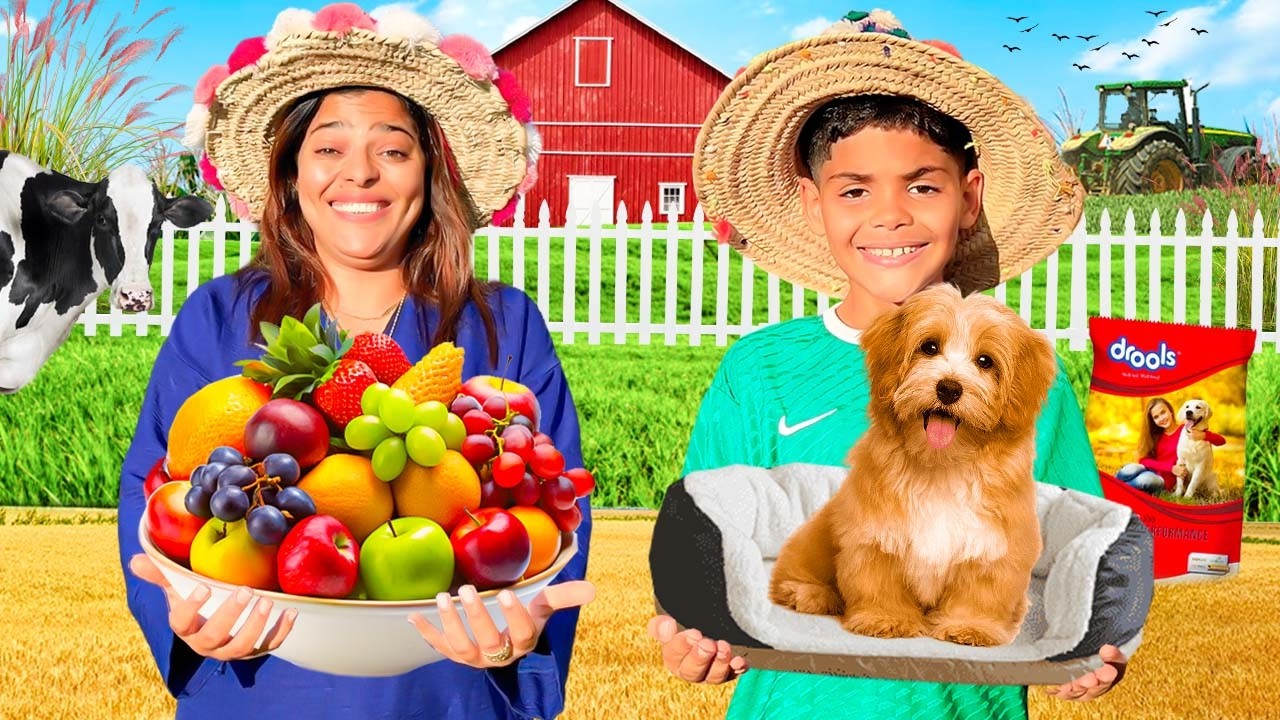 اخيرا..روتينا يوم الجمعة فالمزرعة🐓مع الكلب الجديد🐶(دخل عند الحمام‼️) 