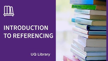 Introduction to referencing
