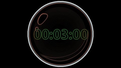 ❌ No Copyright 3D 🕜 3 Second Countdown Timer w Sound 17 - Free For Video Editor - Minuteur - 無料タイマー