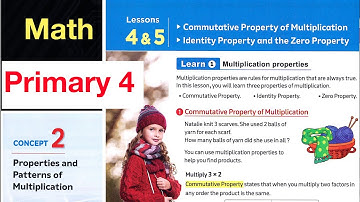 Math Grade 4 / Lesson 4-5 / Commutative property of Multiplication ❌ ماث رابعة أبتدائي