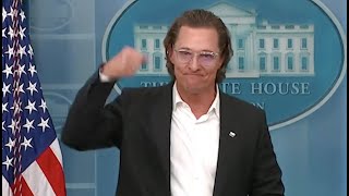Matthew McConaughey STEALS THE SHOW with must-see speech at White House