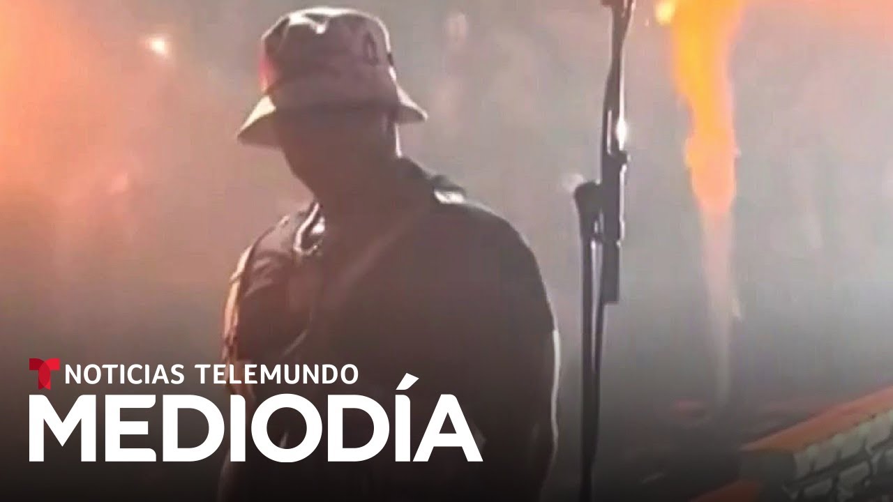 El video de 50 Cent aventando un micrófono | Noticias Telemundo