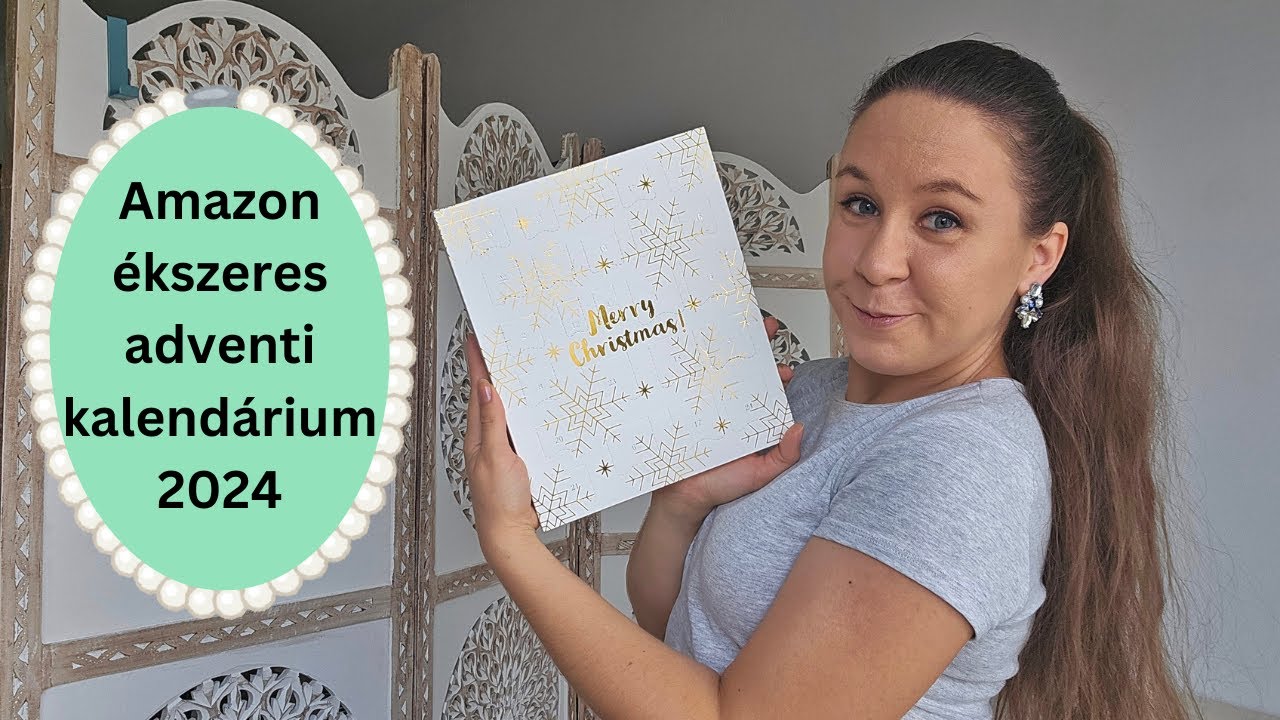 Amazon ékszeres adventi kalendárium 2024 Unboxing
