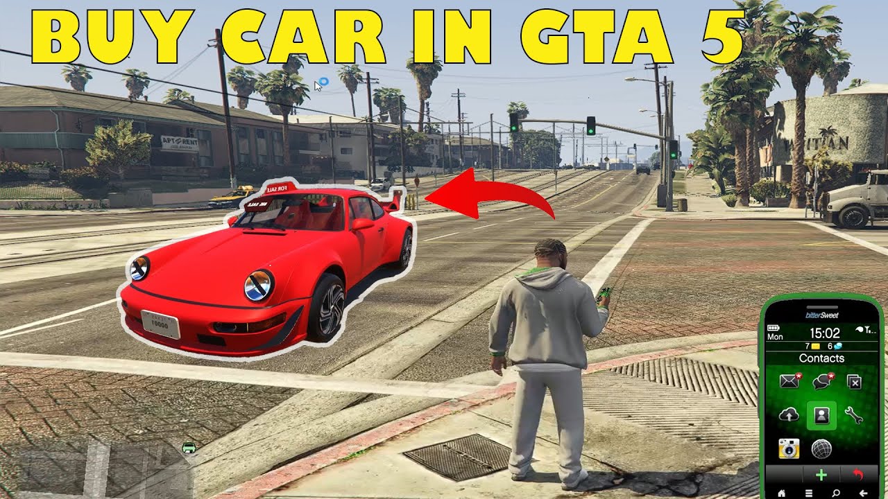 How To Buy Car In Gta 5 YouTube 