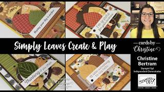 Simply Leaves Create & Play Card Class with Cards by Christine