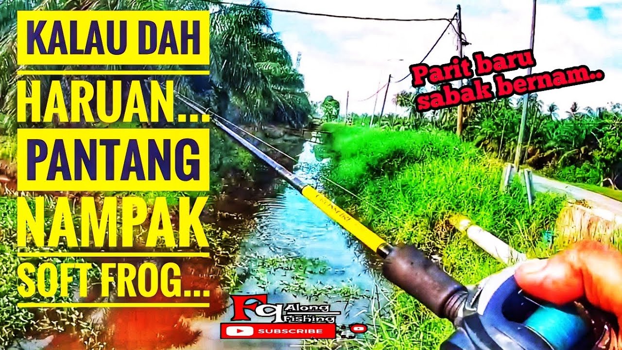 casting ikan haruan.. terjah parit baru BNO sabak bernam...