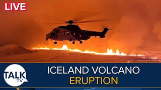 Volcano Erupts In Iceland After Weeks Of Earthquake Activity