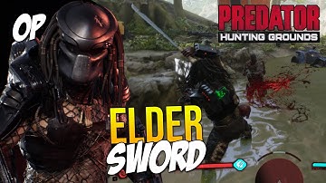 Predator Hunting Grounds ELDER SWORD OVERPOWERED?! "1V1 KNIFE FIGHT AGAINST FIRETEAM"