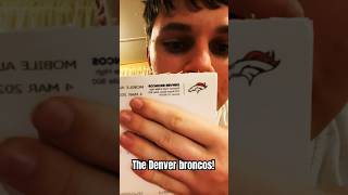 The Denver broncos football team set me a letter! #football #denverbroncos #subscribe @broncos