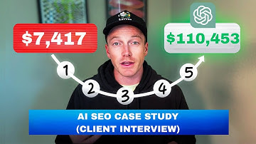 How I Made $110K With ChatGPT (AI SEO Case Study)